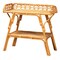 Bali & Pari Nayana Modern Bohemian Natural Rattan 2-Tier Console Table 243-13397-ZORO - alternate 1